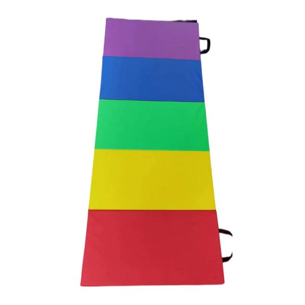 Colorful five-fold mat children's sports gymnastics mat