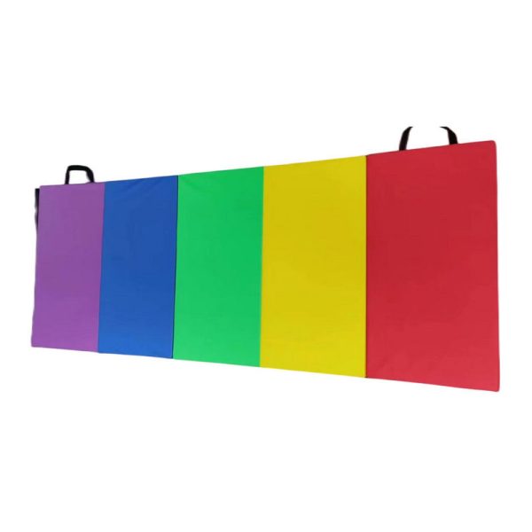 Colorful five-fold mat children's sports gymnastics mat