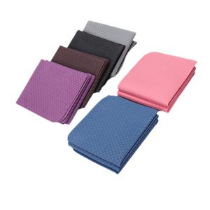 TPE material high-density double-sided anti-slip foldable yoga fitness mat