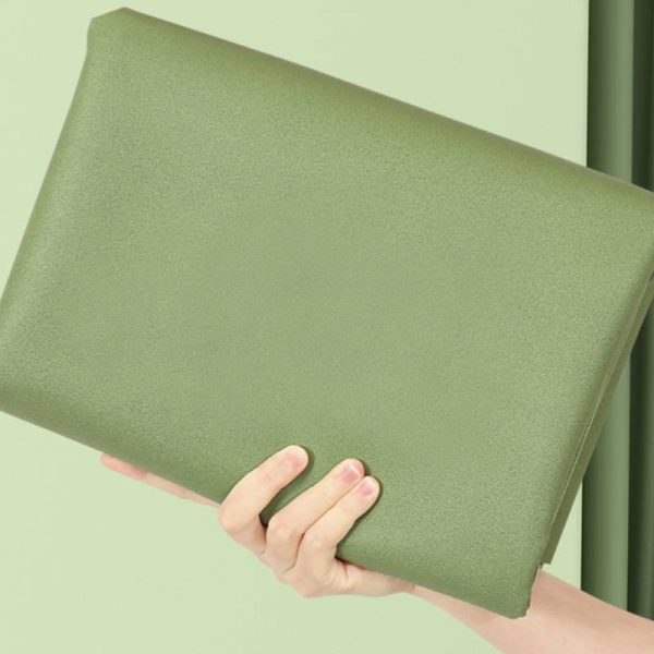 Thin rubber non-slip portable foldable yoga mat fitness mat