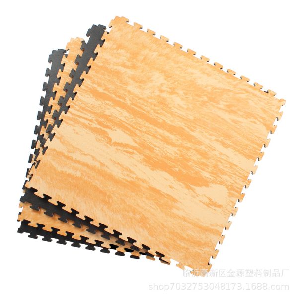 Wood grain taekwondo mat high density splicing thickened EVA foam sports floor mat
