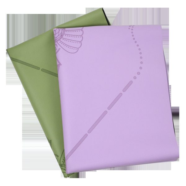 Rubber yoga mat foldable portable thin anti-slip mat professional 1.5 yoga towel