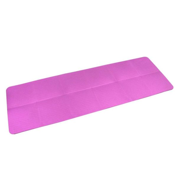 TPE thin and portable folding yoga mat available for travel, fitness and dance