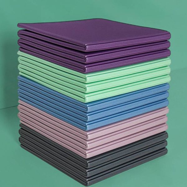 6mm thickened TPE material, easy to store and non-curling yoga mat