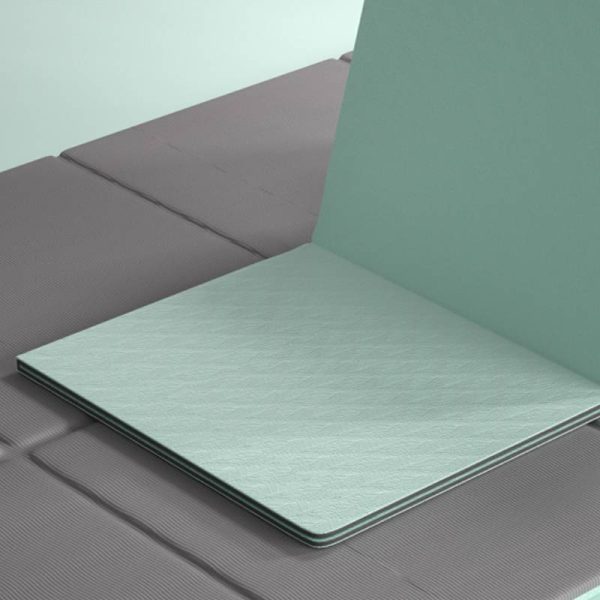 Double-sided non-slip convenient folding nap yoga universal fitness mat