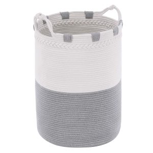 Large Woven Rope Laundry Basket