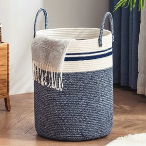 Woven Rope Clothes Storage Laundry Basket