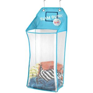 Hanging LED Basketball Light-Up Collapsible Laundry Basket