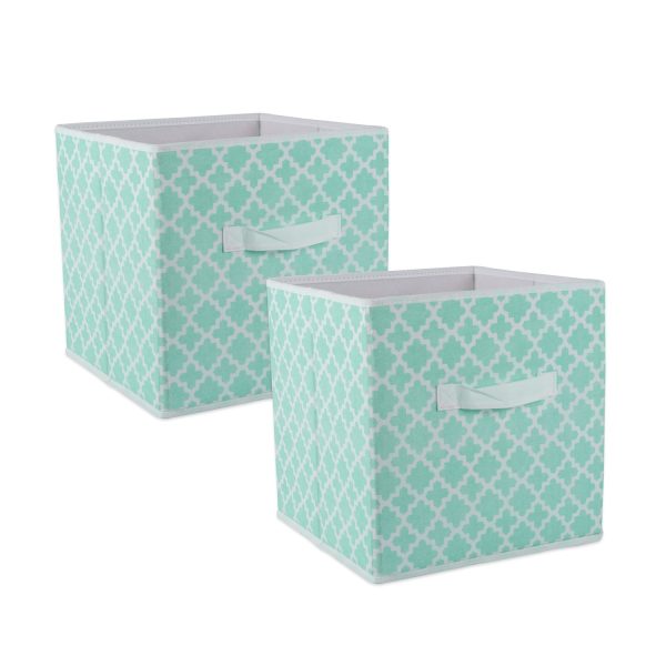 4 Pack Non Woven Polyester Storage Laundry Baskets