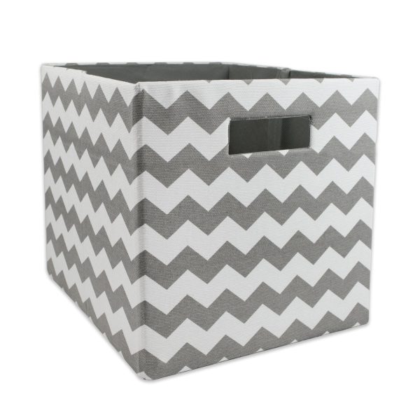 Large Collapsible Polyester Storage Cube Laundry Basket