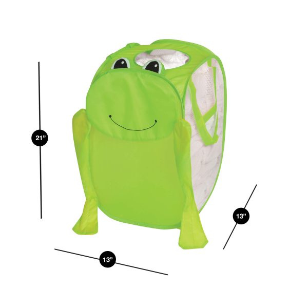 Foldable Pop Up Frog Laundry Basket