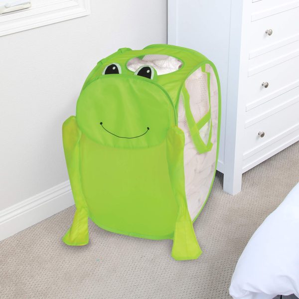 Foldable Pop Up Frog Laundry Basket